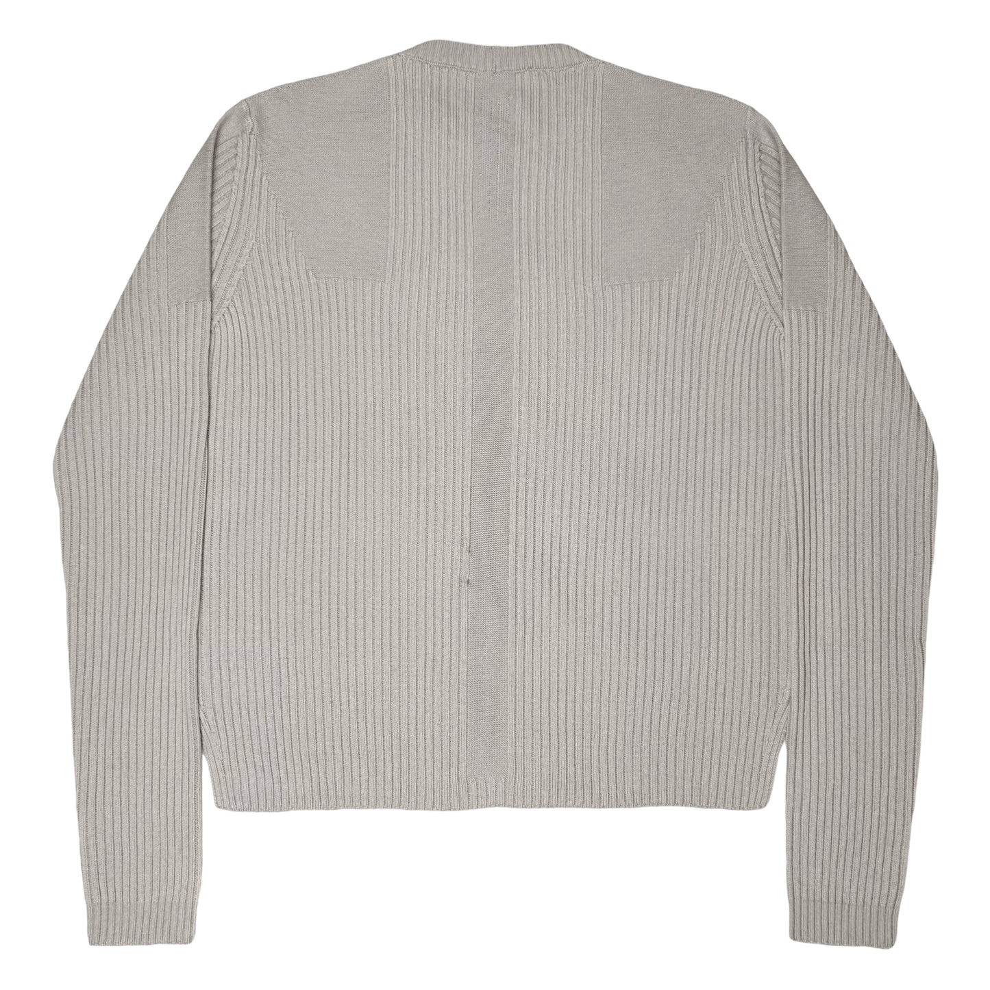 Rick Owens Fisherman Biker Sweater Oyster - SS21