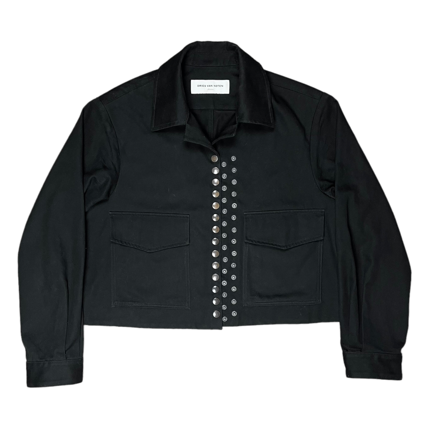 Dries Van Noten Cropped Multi Snap Button Jacket  - AW19