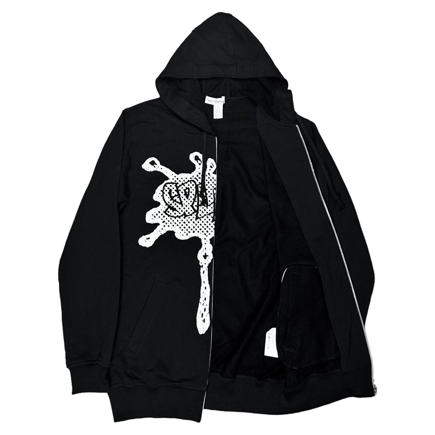 Comme des garcons zip up hoodie creepypasta hotsell