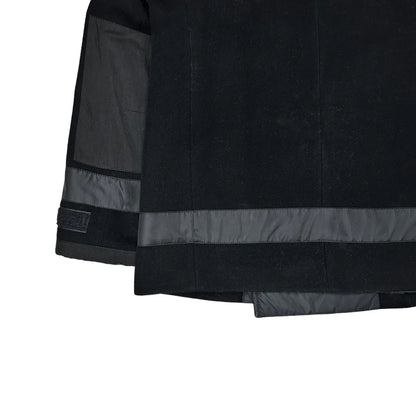 Prada Nylon Detail Caban Wool Coat - AW08