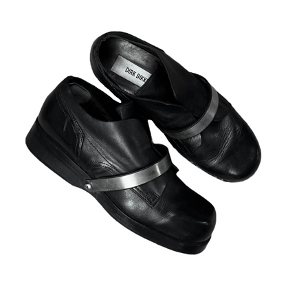 Dirk Bikkembergs Steel Strap Derbies - AW97 – Vertical Rags Dirk Bikkembergs Steel Strap Derbies - AW97 – Vertical Rags