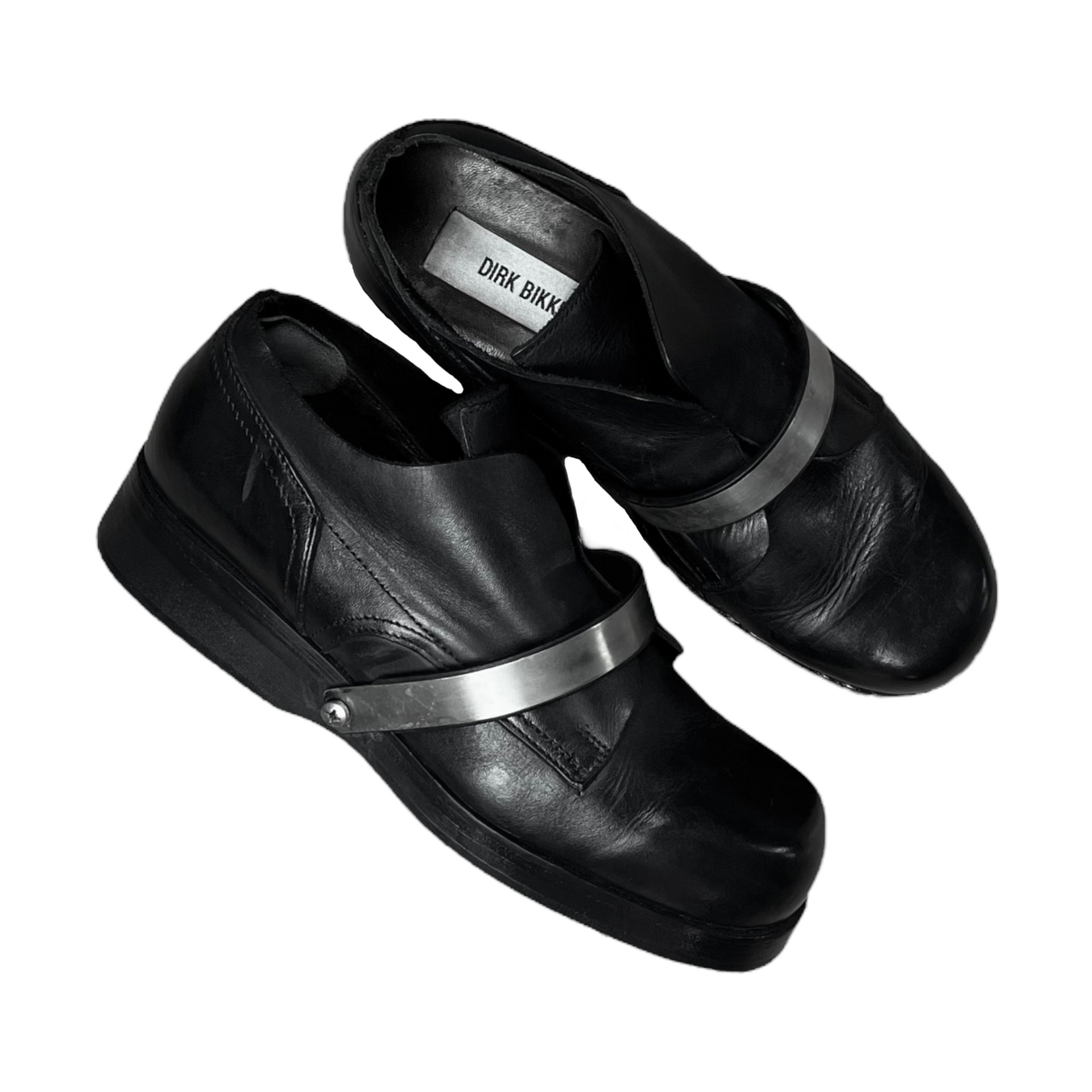Dirk Bikkembergs 97aw メタルヒール ダービーシューズ Dirk Bikkembergs Steel Strap Derbies - AW97 – Vertical Rags