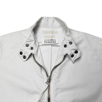 Maison Martin Margiela Zip Flight Jacket White