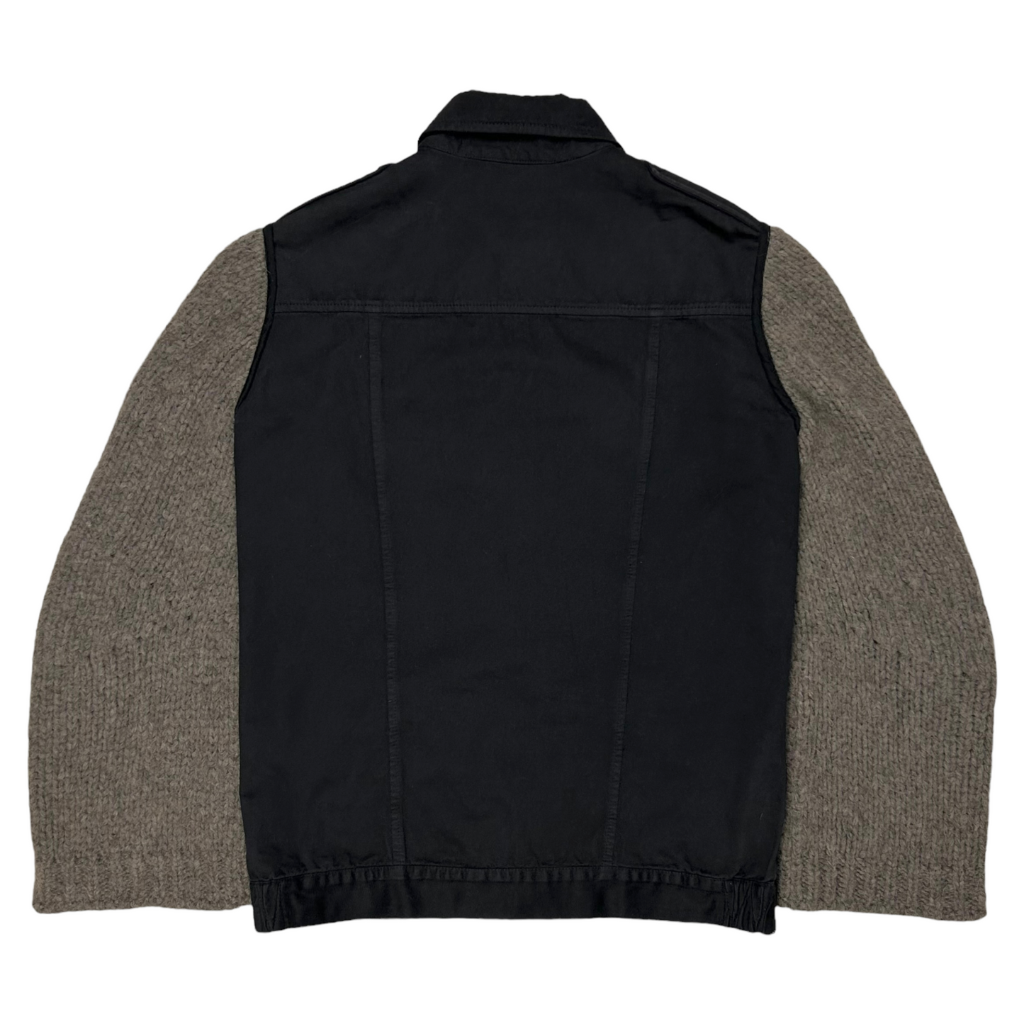 Dries Van Noten Hybrid Wool Sleeve Jacket