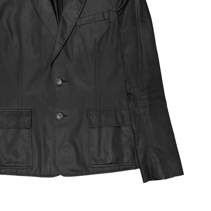 Dior Homme Cropped Waxed Blazer - AW08