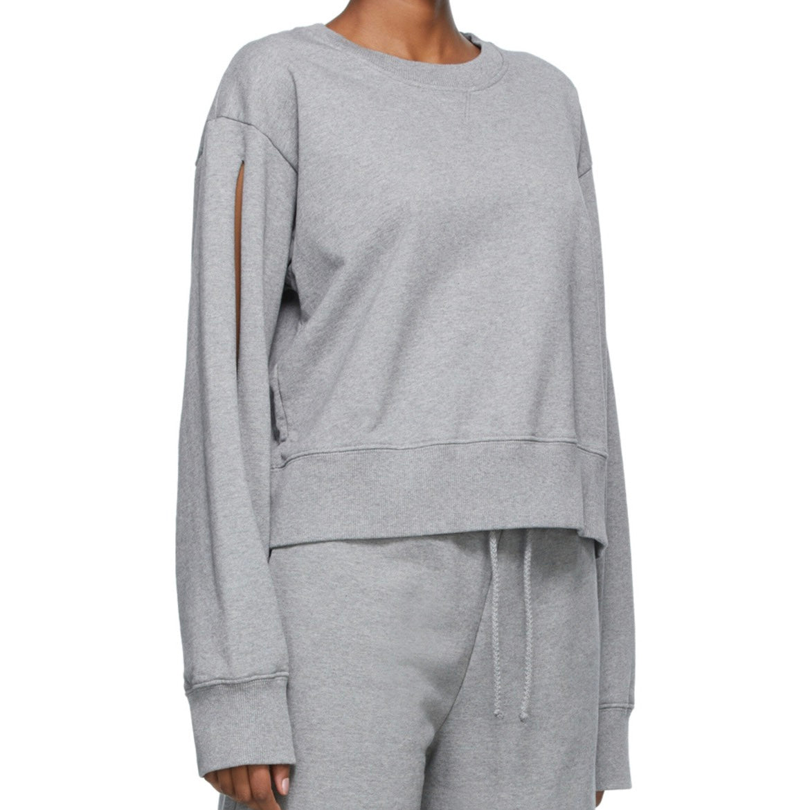 Maison Margiela MM6 Cropped Underarm Slid Sweater - AW21