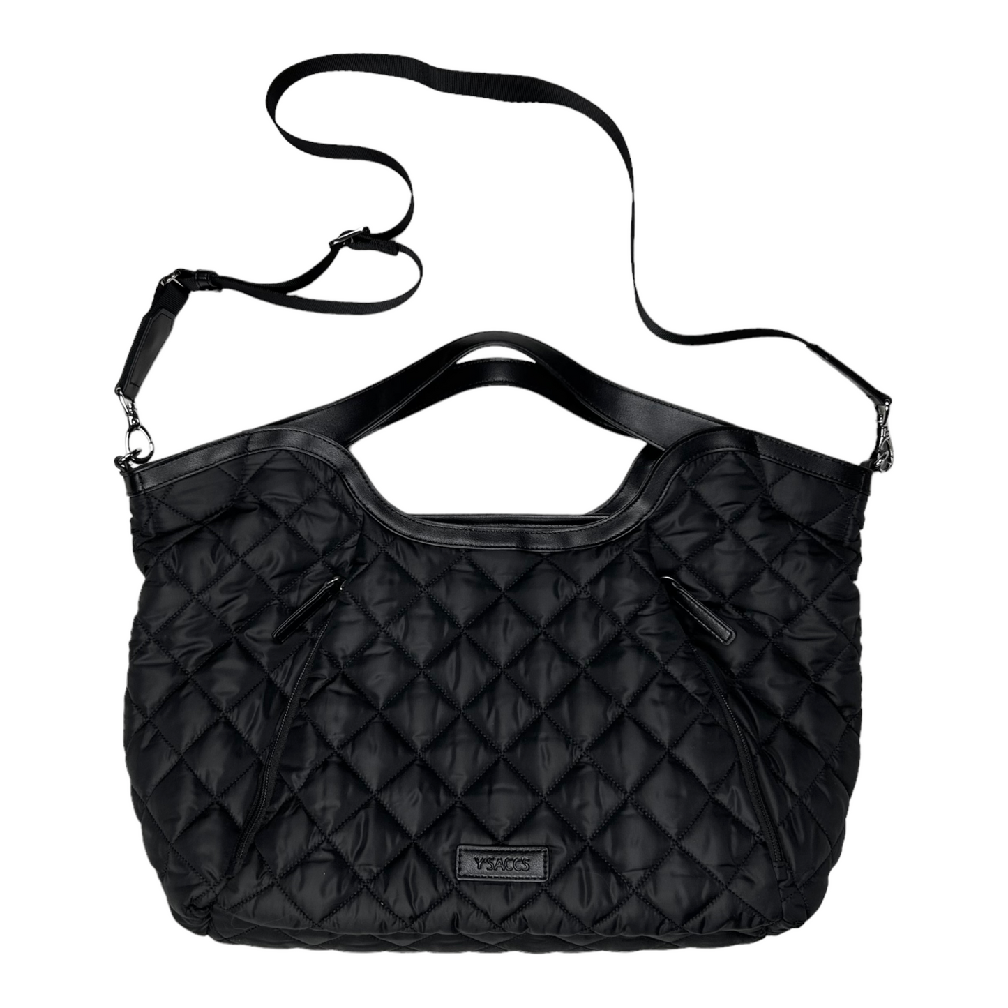 Yohji Yamamoto Y‘Saccs Quilted Zip Bag