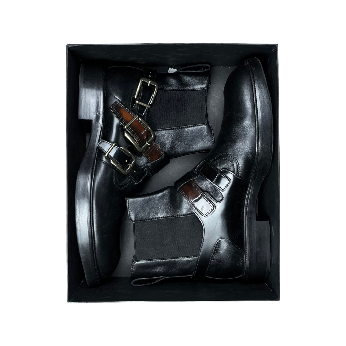 Dries Van Noten Multi Belt Leather Boots - SS20