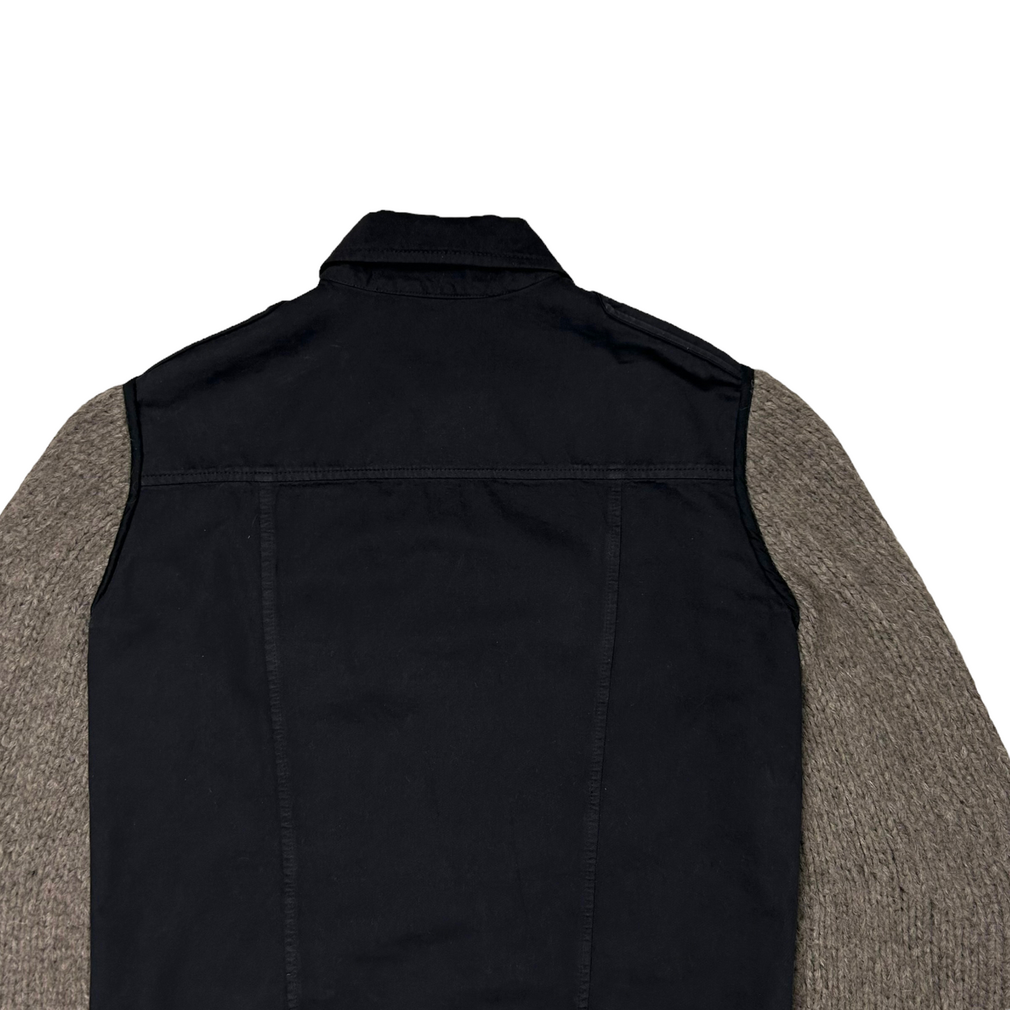 Dries Van Noten Hybrid Wool Sleeve Jacket