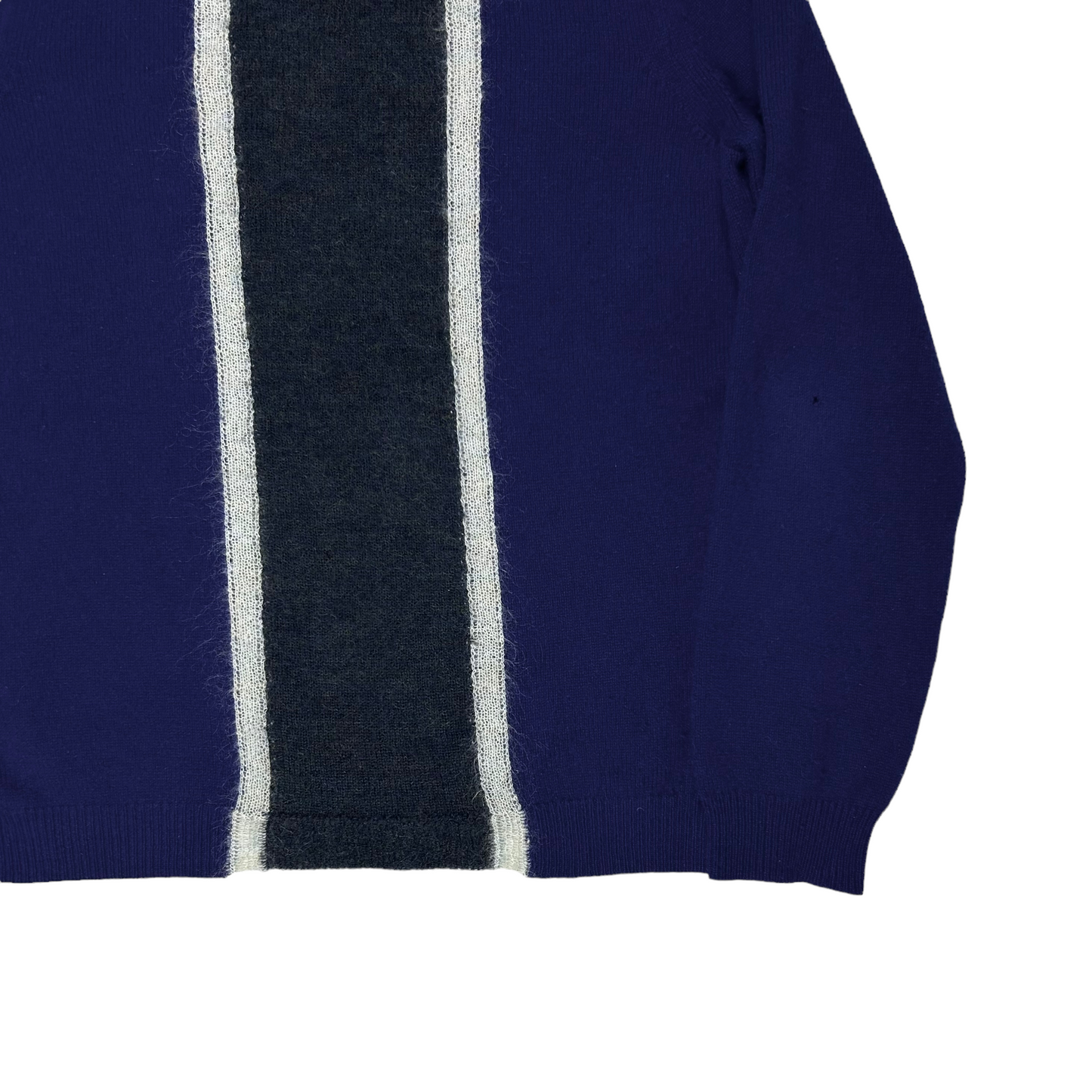 Namacheko Color Block Stripe Mohair Sweater Blue - AW18