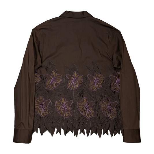 Dries Van Noten Flower Embroidery Shirt