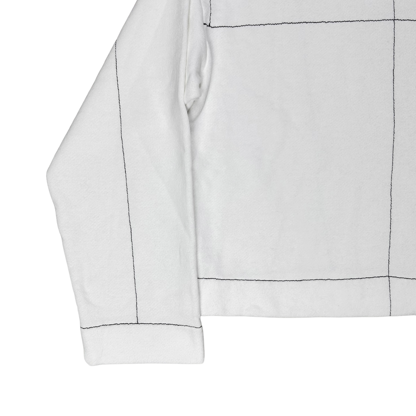 Maison Margiela MM6 Cropped Exposed Stitch Sweater - SS18