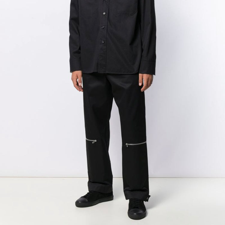 Jil Sander Zip Detail Trousers Grey - AW19 – Vertical Rags