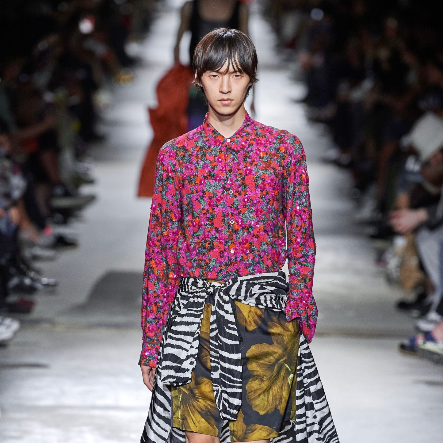 Dries Van Noten Floral Viscose Runway Shirt - SS20