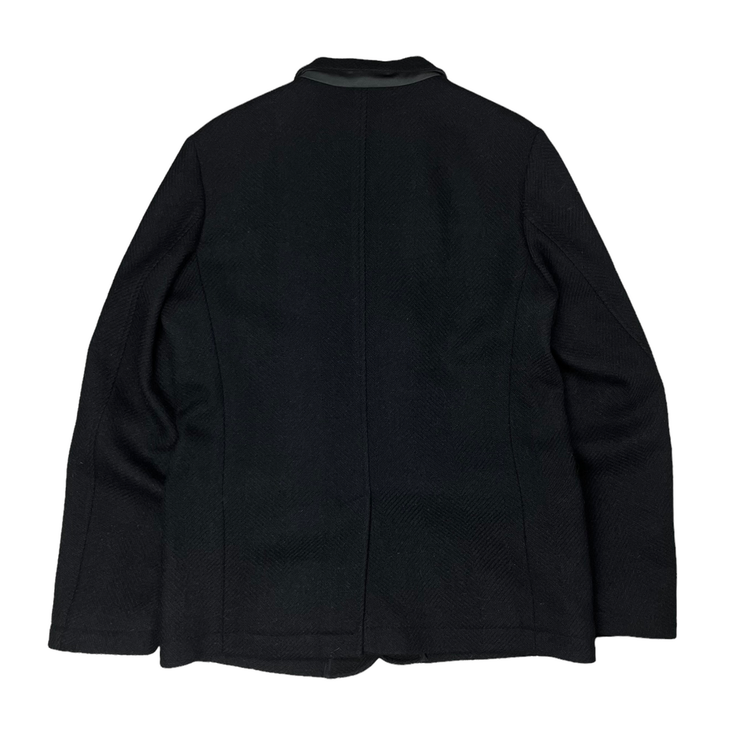 Dries Van Noten Asymmetrical Multi Pocket Wool Blazer