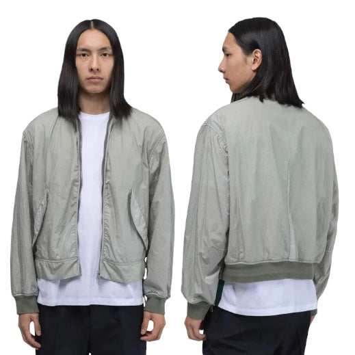 Jil Sander Sage Seattle GD Bomber Jacket Sage - SS19