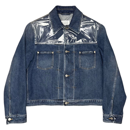 Maison Margiela PVC Layered Denim Jacket - AW18