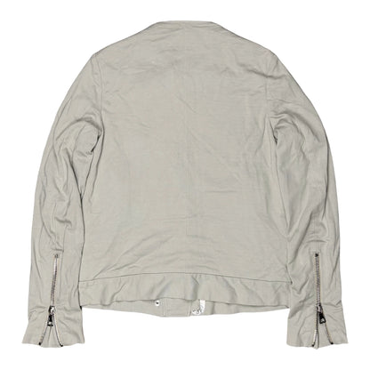 Maison Martin Margiela Collarless Belted Biker Jacket - AW02