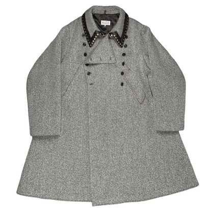 Maison Margiela Studded Double Breasted Wool Coat - AW20