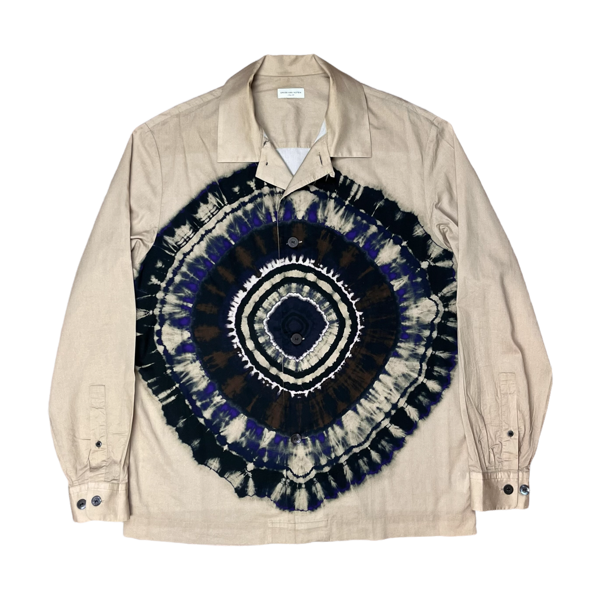 Dries Van Noten Tie Dye Print Shirt - AW19 – Vertical Rags Dries Van Noten Tie Dye Print Shirt - AW19 – Vertical Rags
