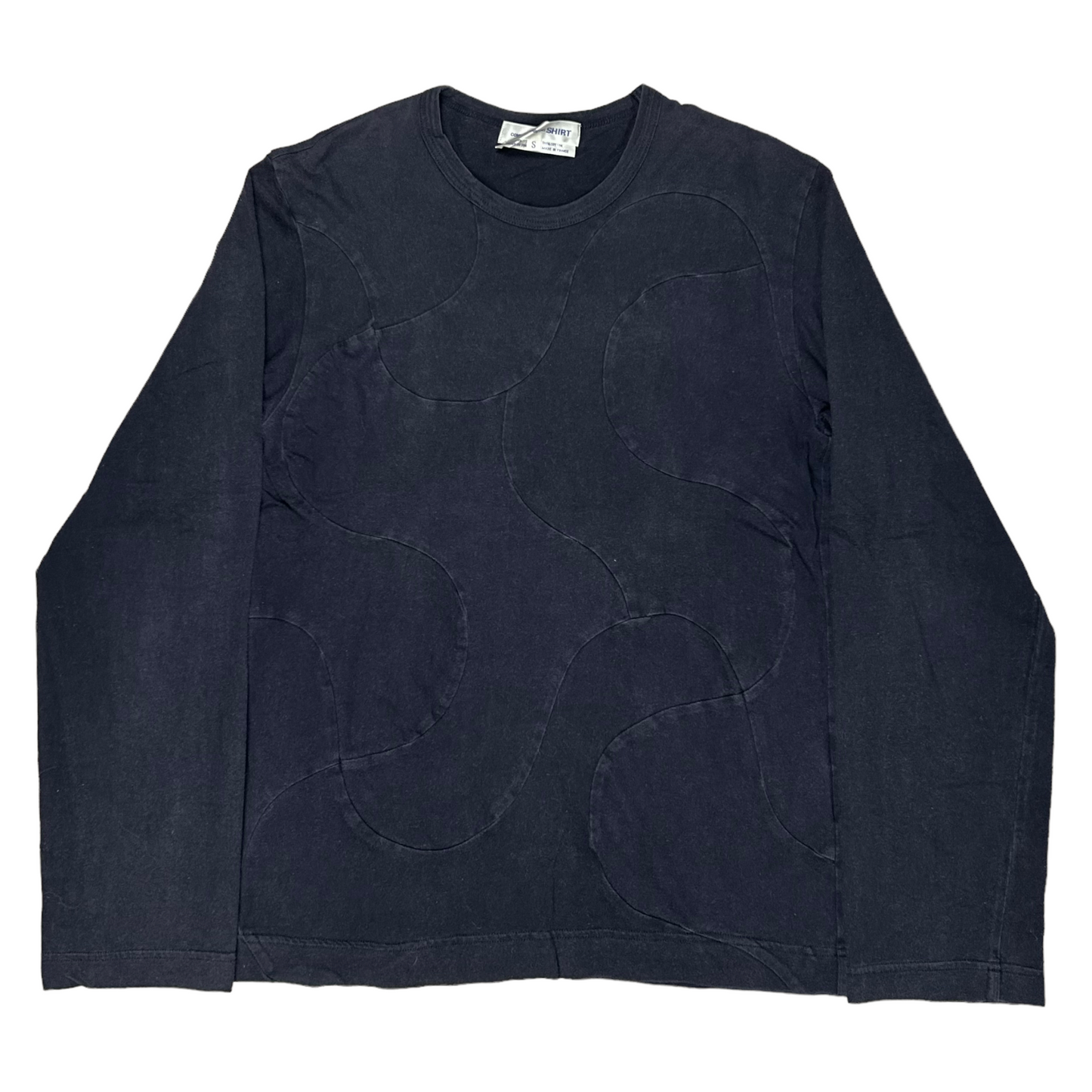 Comme des Garcons Shirt Patchwork Waves Sweater