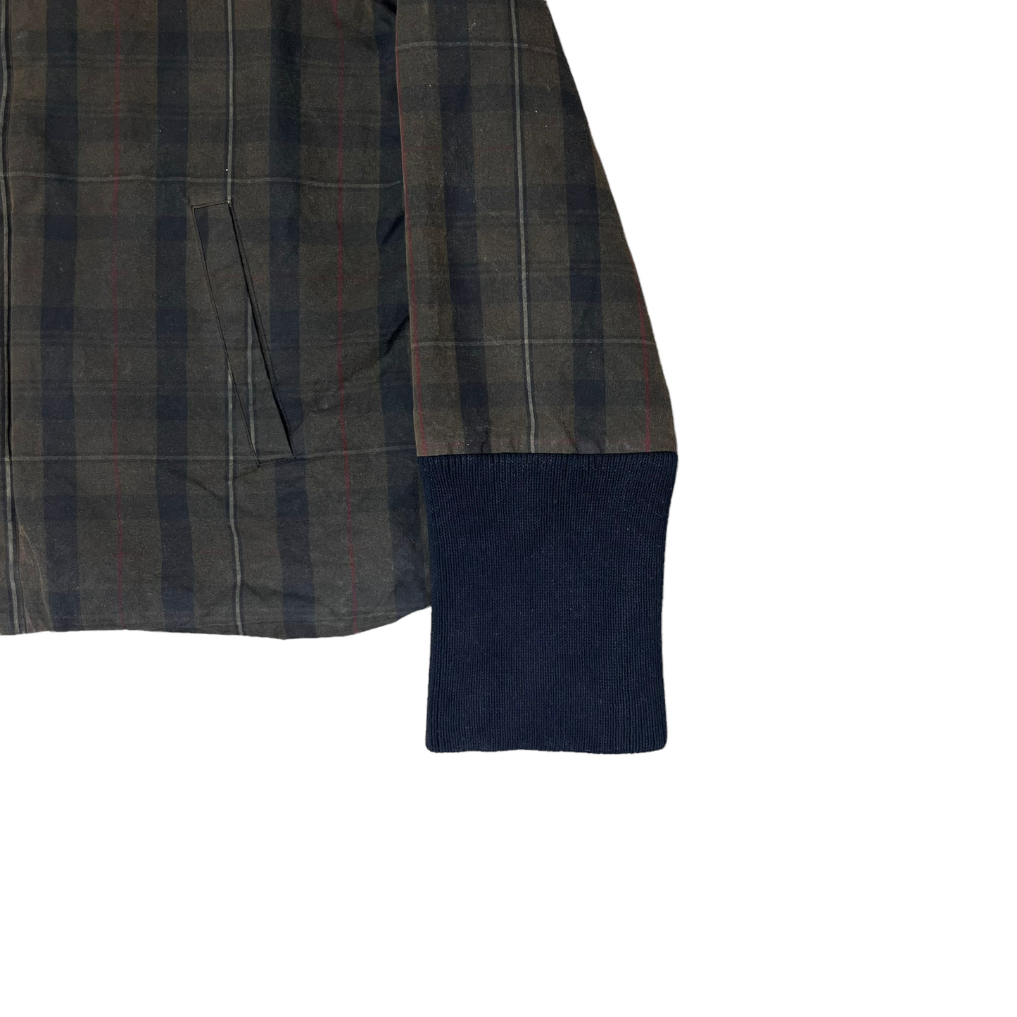 Stefan Cooke Plaid Waxed Sport Jacket - SS21