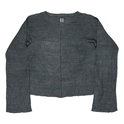 Rick Owens Babel Linen Biker Sweater - SS19