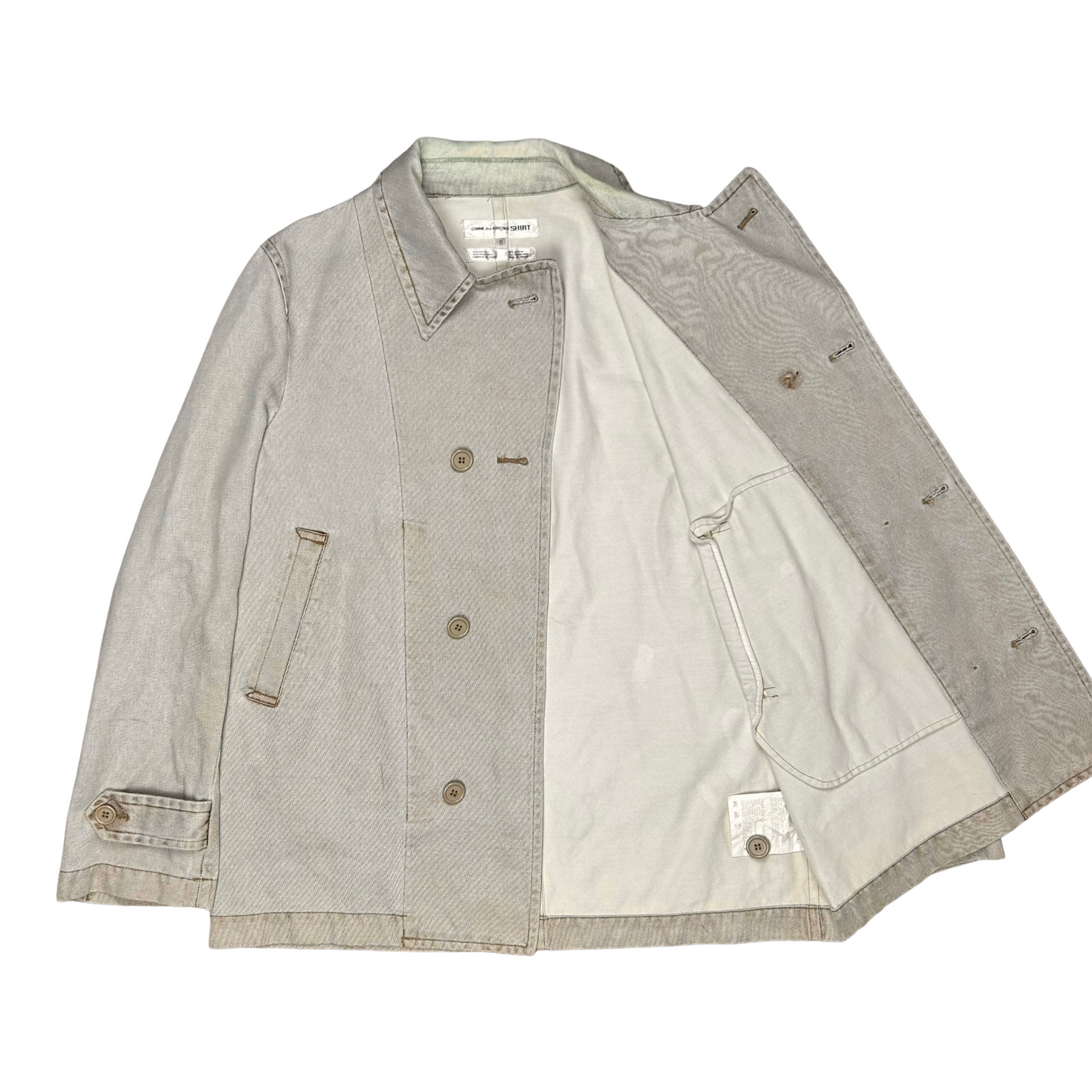 Commes des Garcons Shirt Double Breasted Triacetate Jacket - SS18