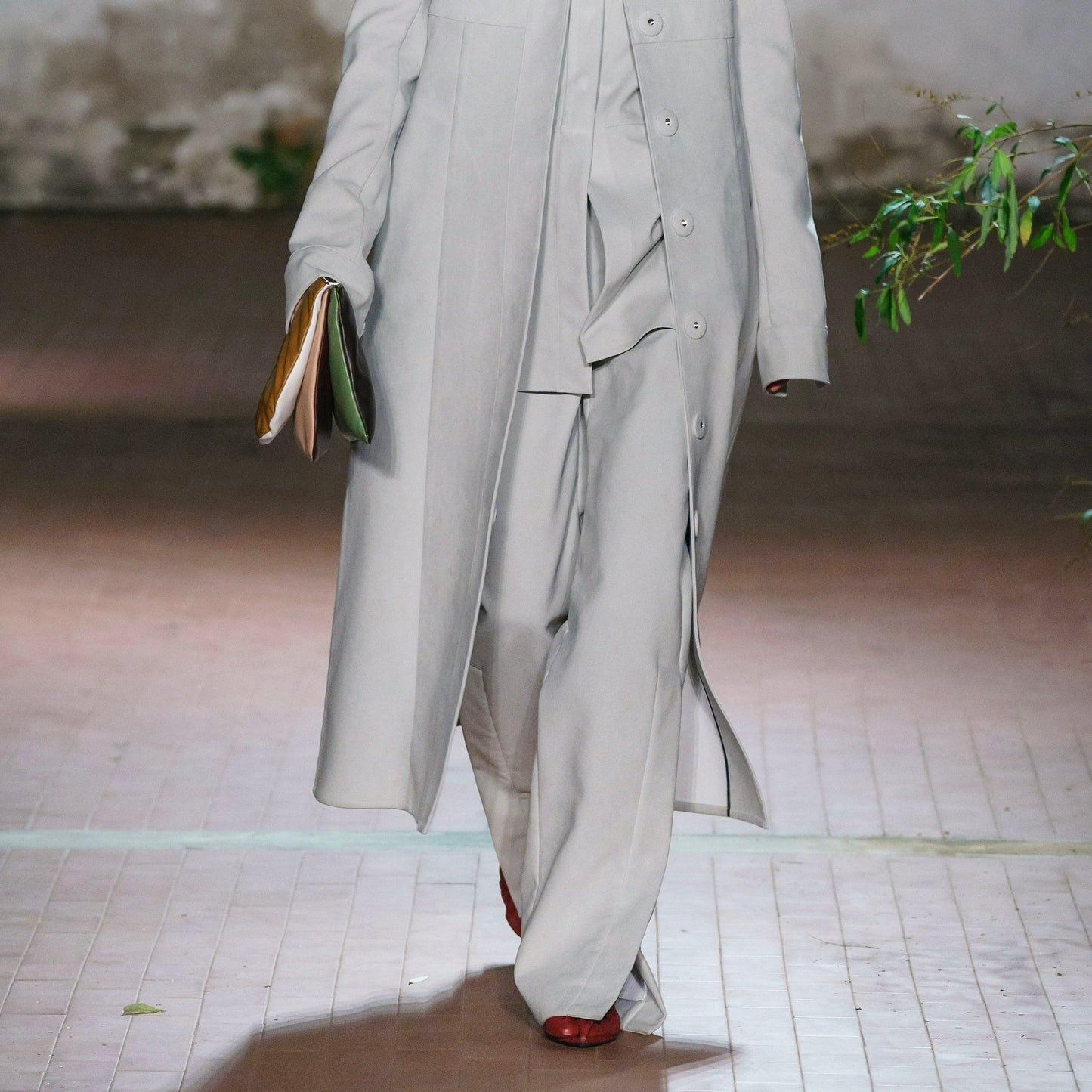 Jil Sander Runway Raul Snap Button Trousers - AW19