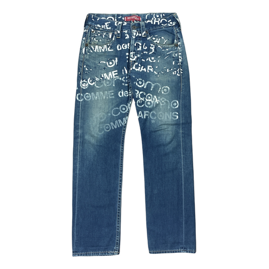 Junya Watanabe Comme des Garcons Corso Como Print Jeans - AD2001