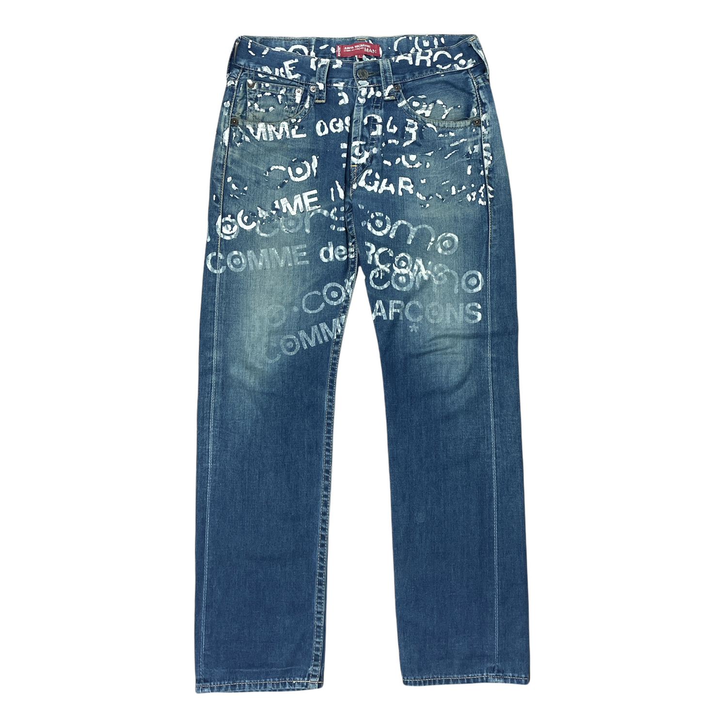 Junya Watanabe Comme des Garcons Corso Como Print Jeans 