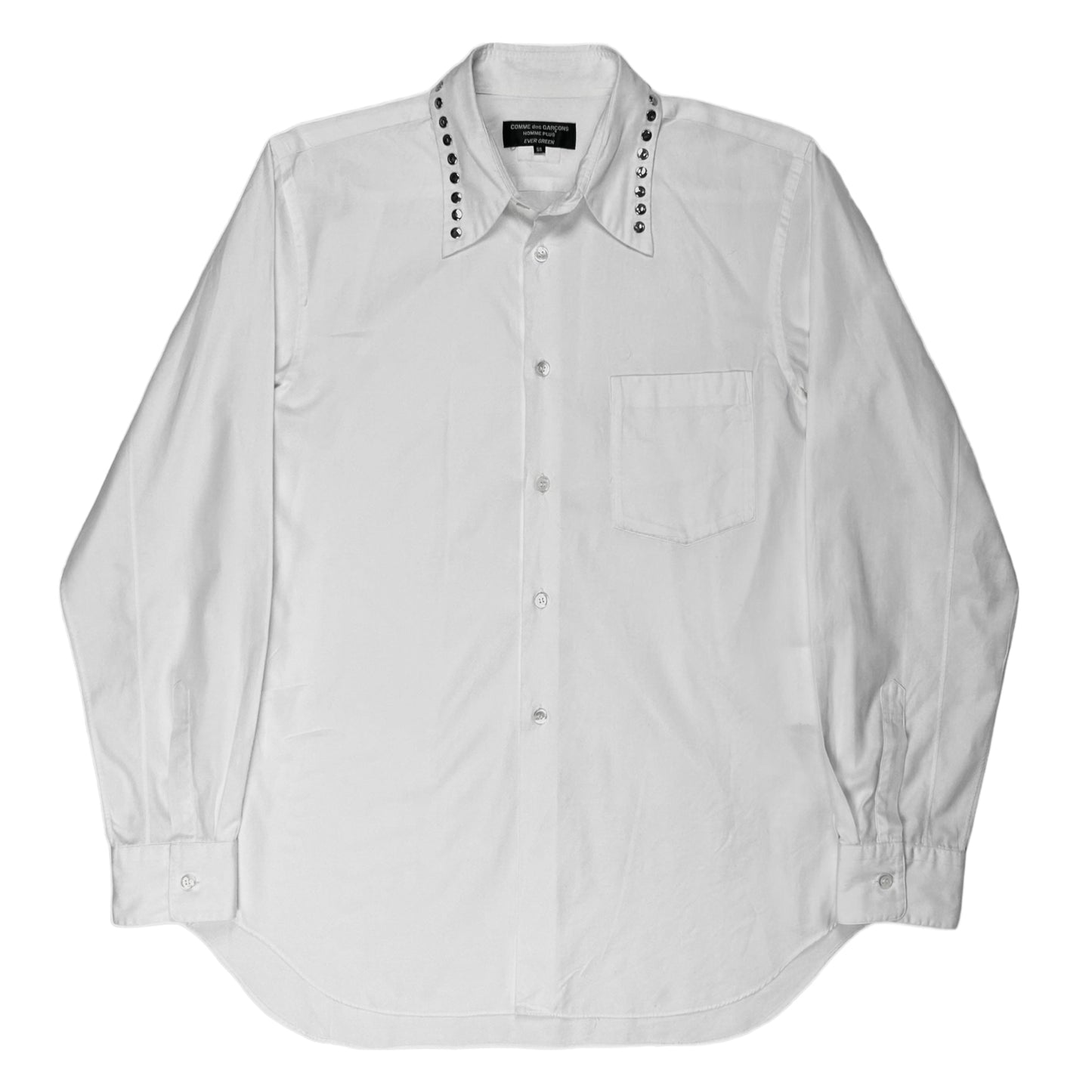 Comme des Garcons Homme Evergreen Studded Collar Shirt - AD2006