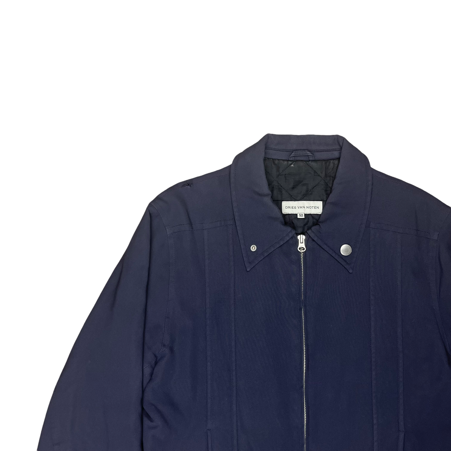 Dries Van Noten Lined Snap Button Work Jacket