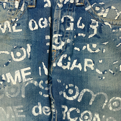 Junya Watanabe Comme des Garcons Corso Como Print Jeans - AD2001