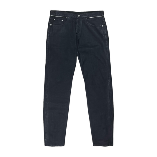 Dries Van Noten Waxed Zip Jeans - AW13