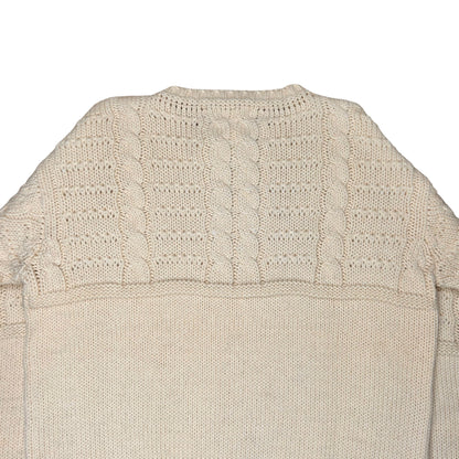 Yohji Yamamoto Pour Homme Hybrid Cable Knit Sweater - AW93