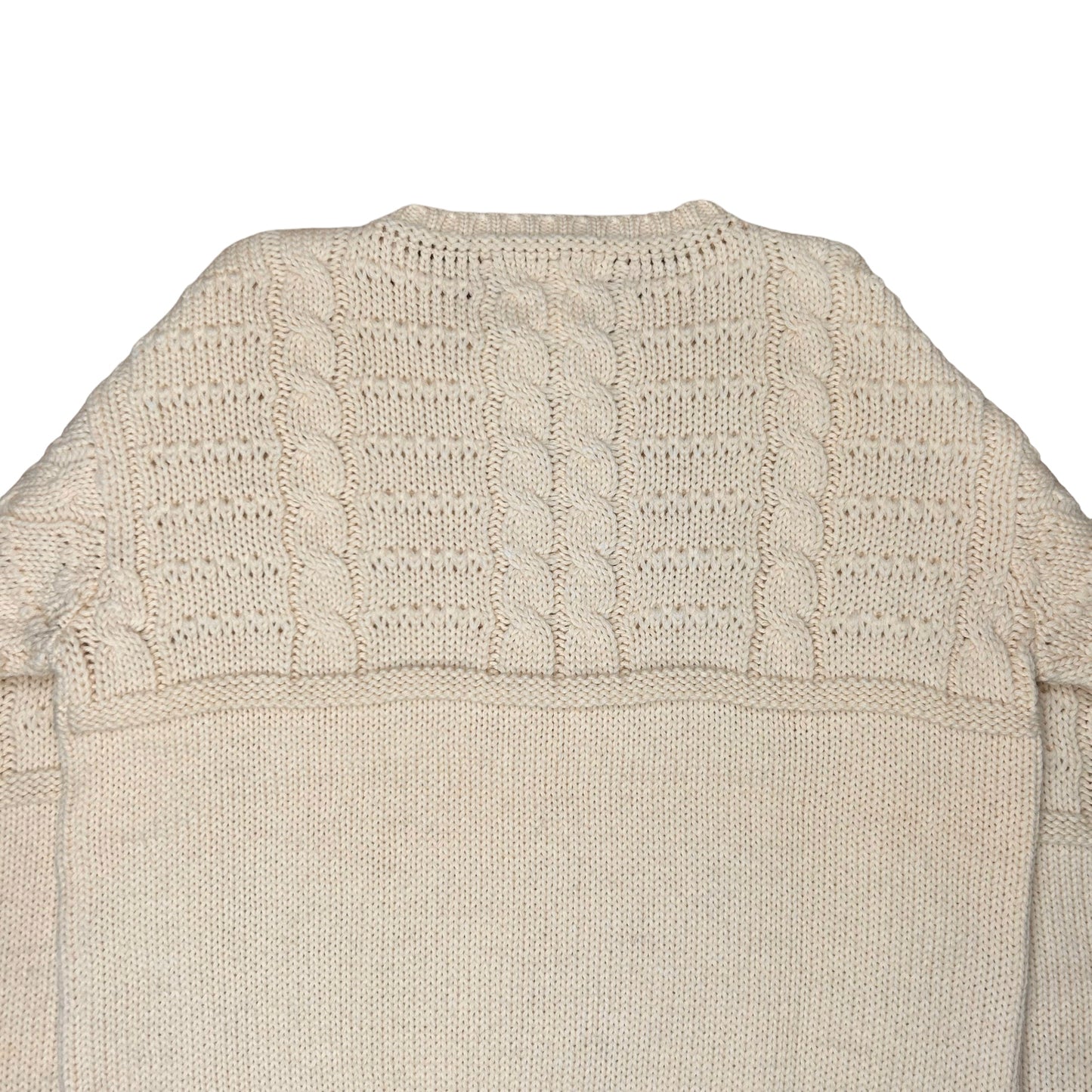 Yohji Yamamoto Pour Homme Hybrid Cable Knit Sweater - AW93