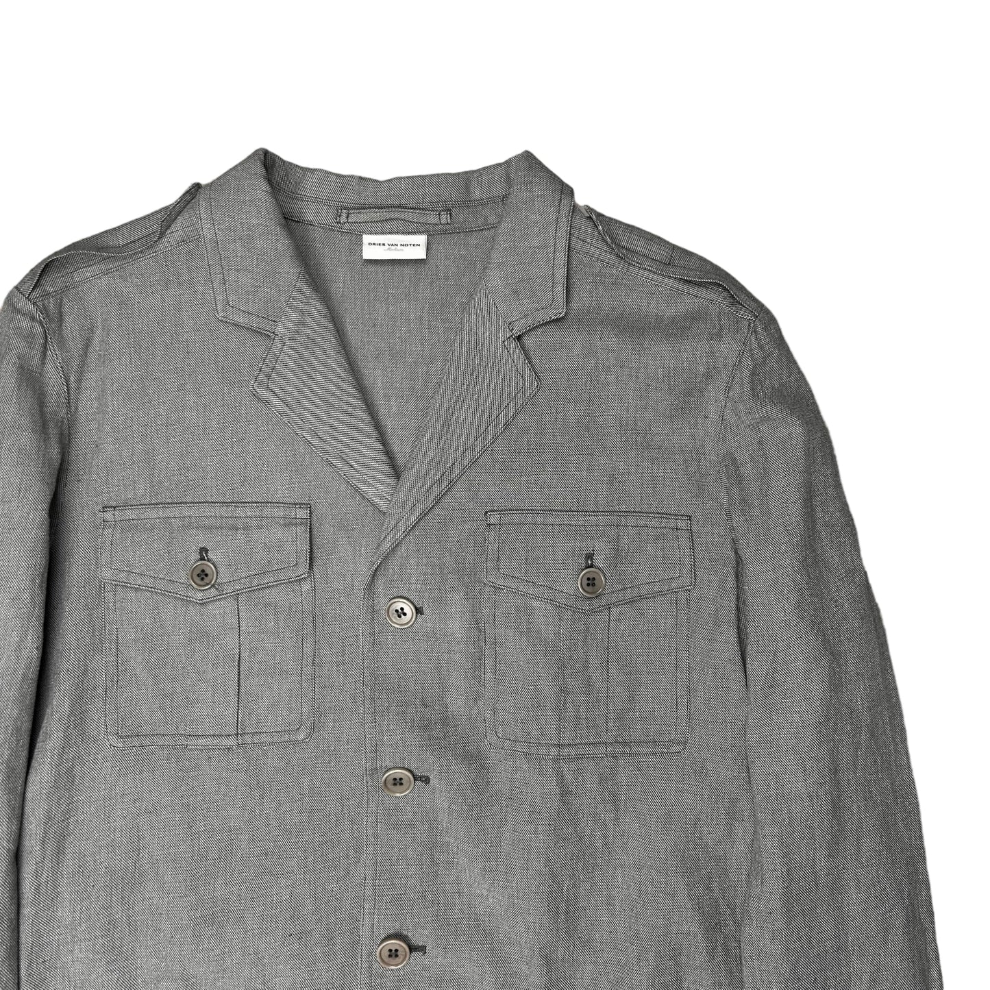 Dries Van Noten Cropped Officer Jacket