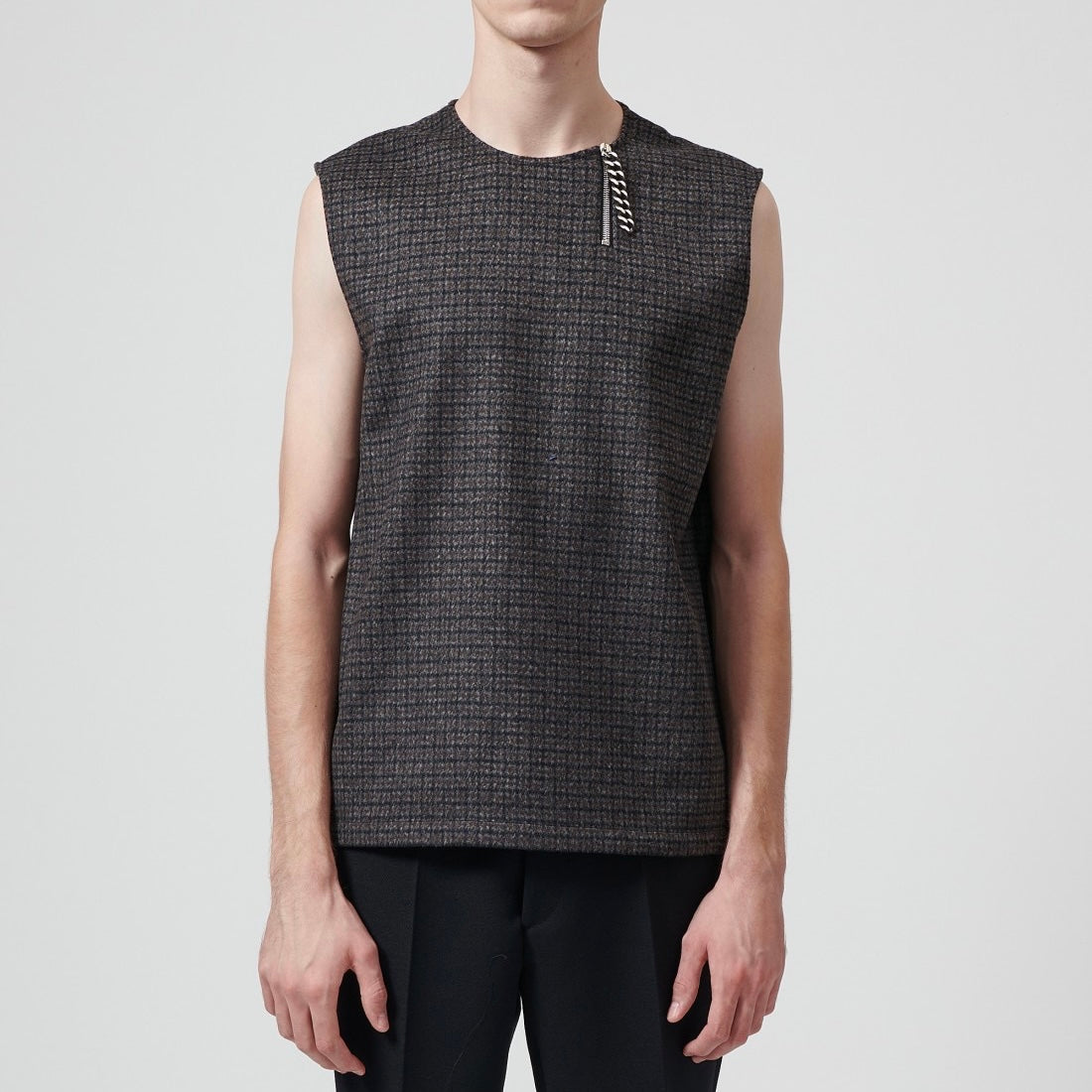 Raf Simons Chain Zip Sleeveless Top - AW20