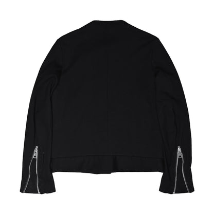 Maison Martin Margiela Belted Collarless Biker Jacket - AW02