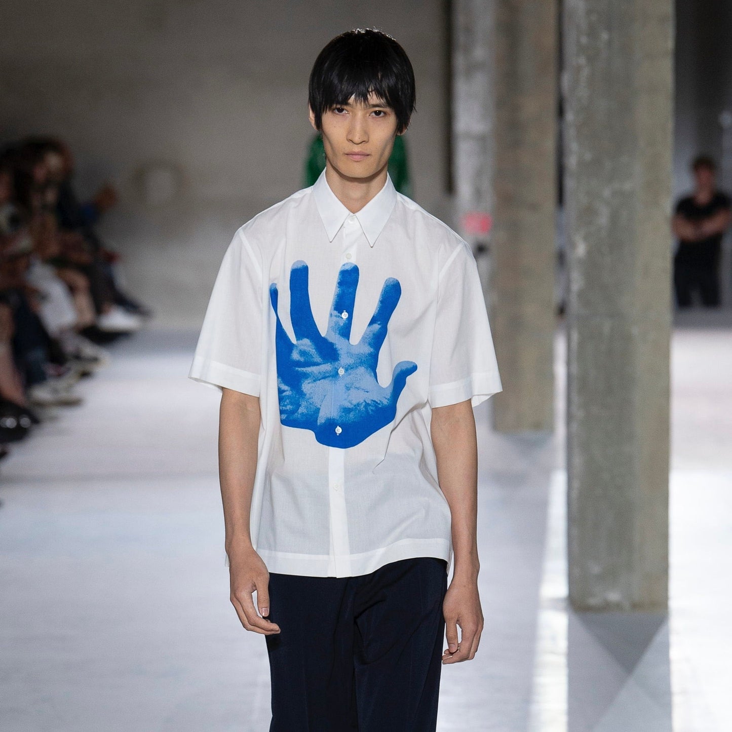 Dries Van Noten Verner Panton Hand Short Sleeve Shirt - SS19