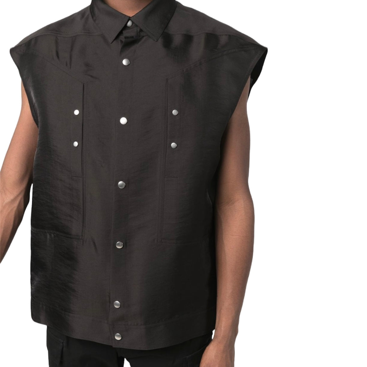 Rick Owens Silk Gazar Vest - SS22