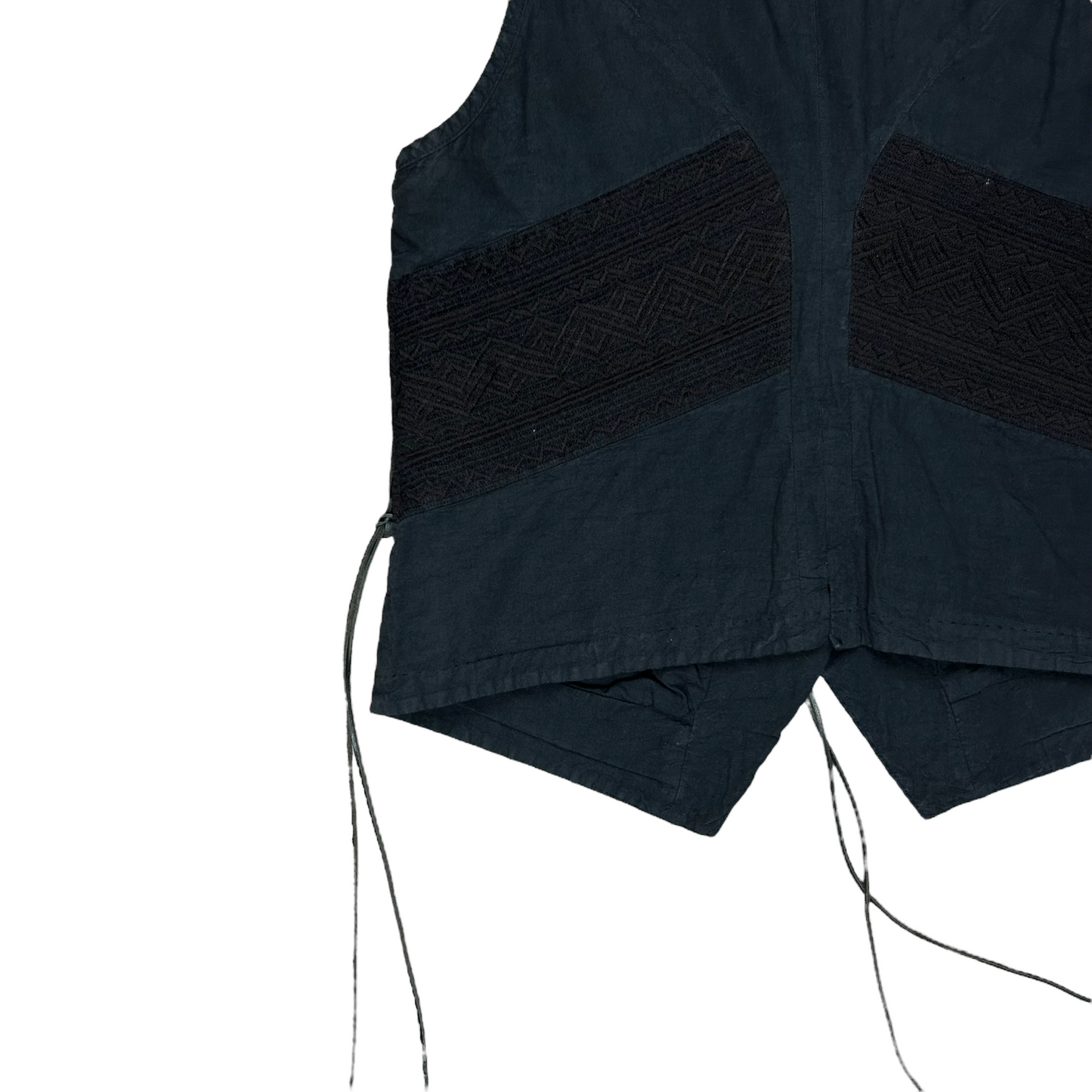 Dries Van Noten Embroidered Tie Vest