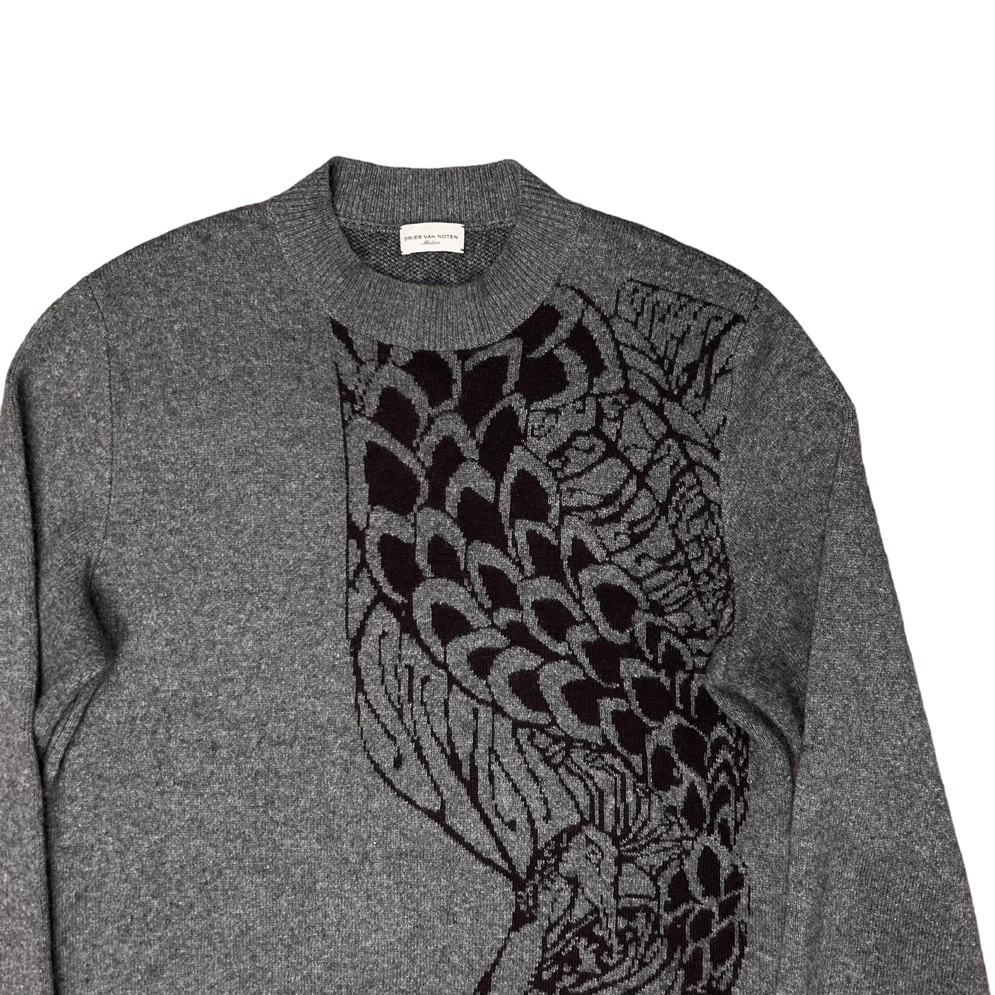 Dries Van Noten Peacock Cashmere Sweater - AW16