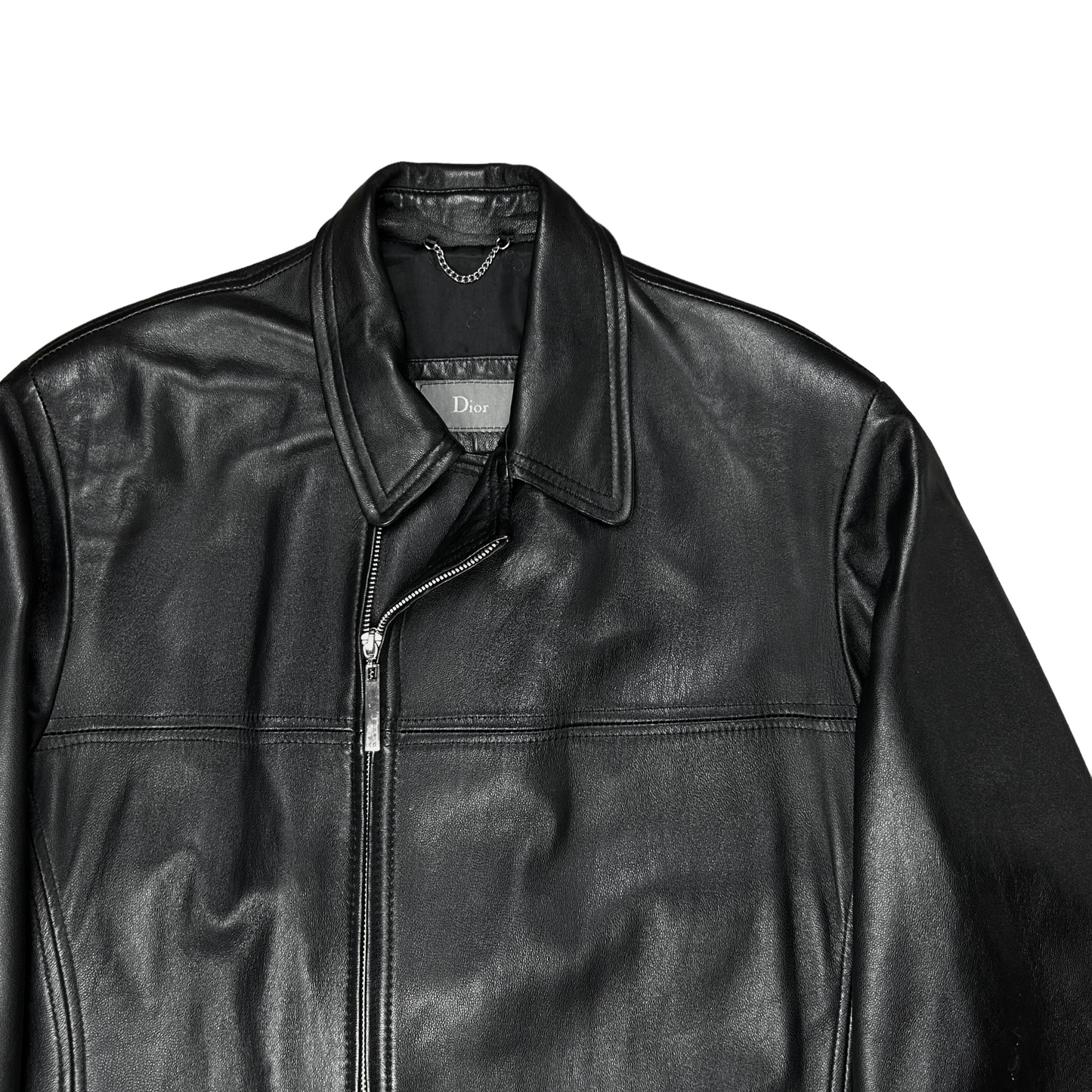 Dior Homme Datachable Faux Fur Leather Jacket