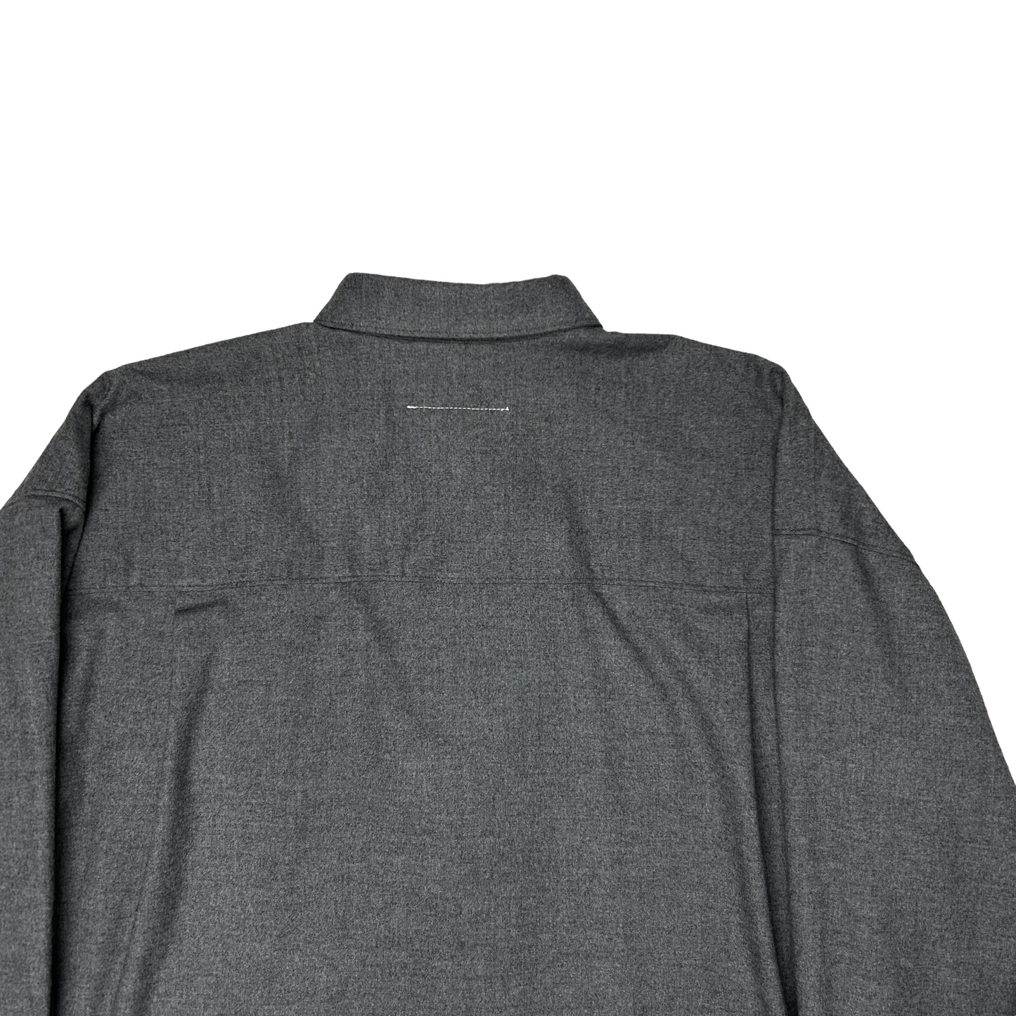 Maison Margiela MM6 Cropped Flannel Pocket Shirt - AW22