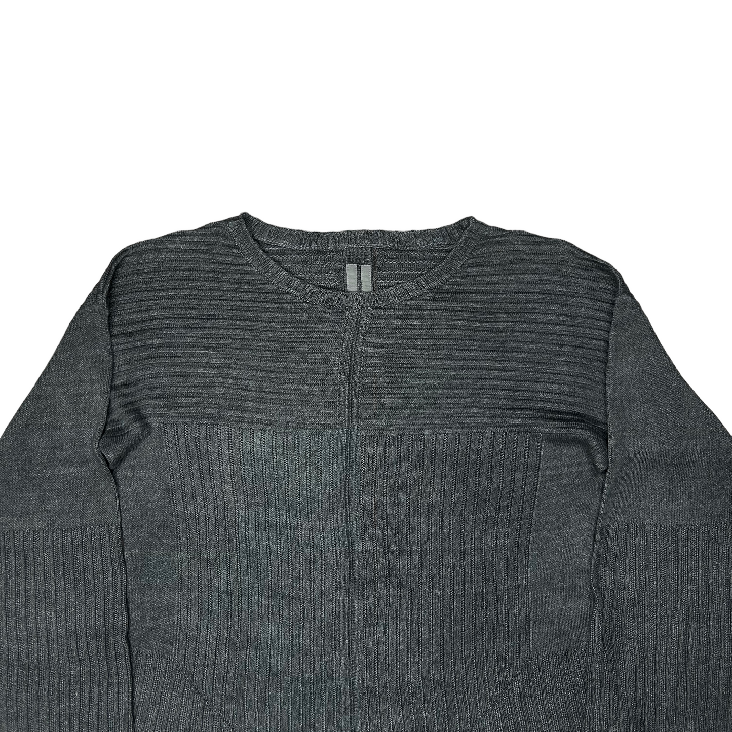 Rick Owens Babel Linen Biker Sweater - SS19