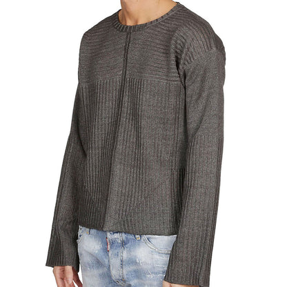 Rick Owens Babel Linen Biker Sweater - SS19